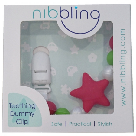 Nibbling Premium Red Star Dummy Clip #2