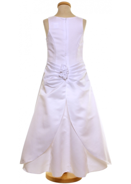 First Holy Communion Dress With Net Bolero and Bag #3