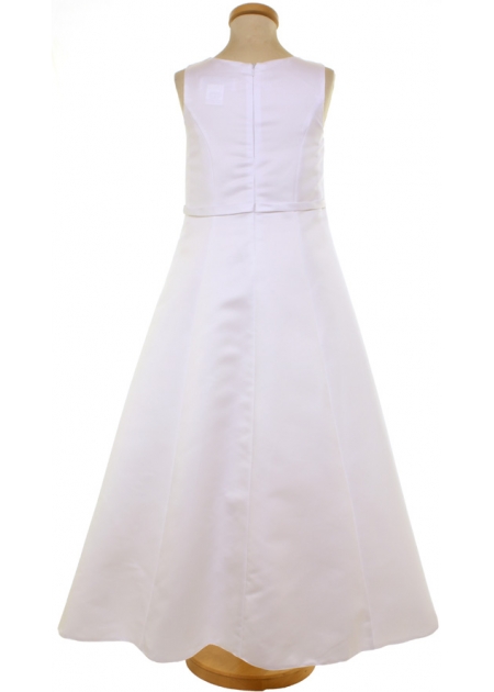 Diamante Buckle First Holy Communion Dress With Bolero #4