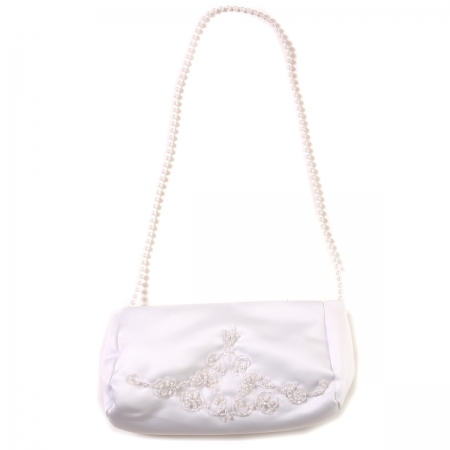 First Holy Communion Princess Dress with Net Bolero and Handbag #6