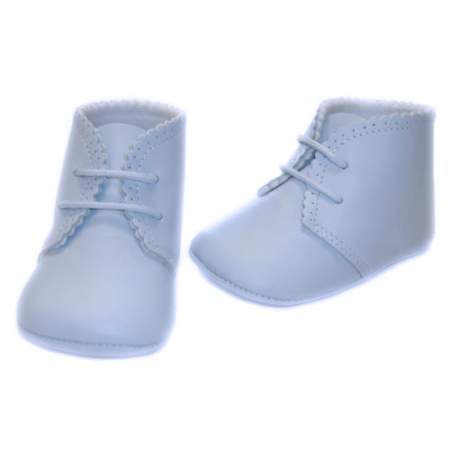 Spanish Cuquito Baby Boys Shoes In Baby Blue