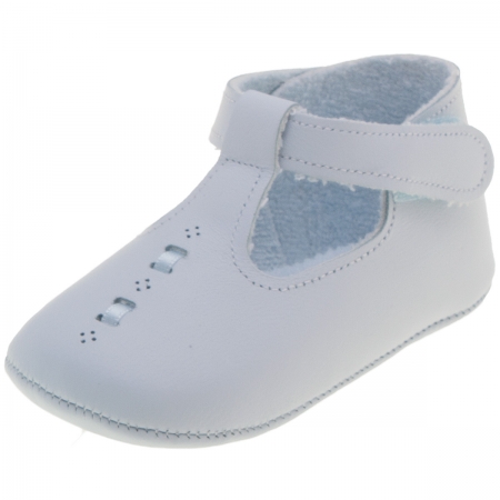 Baby Girls and Boys Blue Cuquito Shoes #3