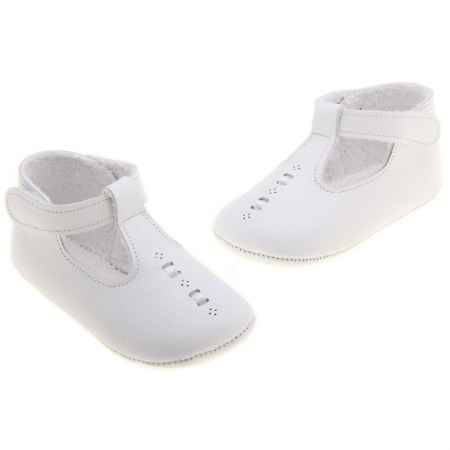 Spanish Designer Cuquito Baby Girls and Boys White Cuquito Shoes