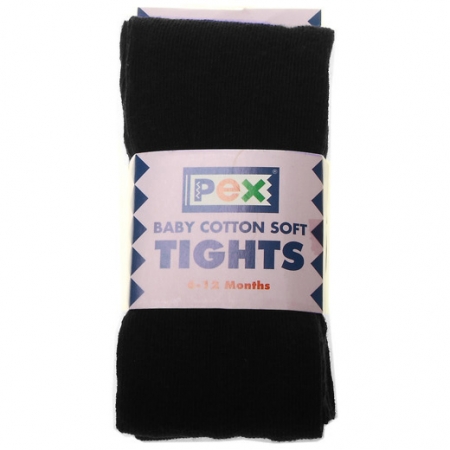 PEX Baby Tights In Black Medium Thickness