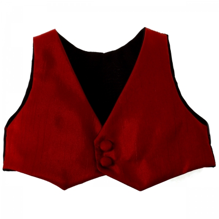 Boys burgundy waistcoat and cravat baby to 8 years #3