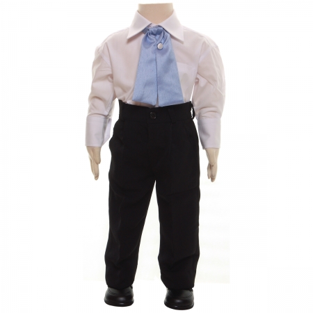 Christening or Wedding Boys Blue Waistcoat Set #3