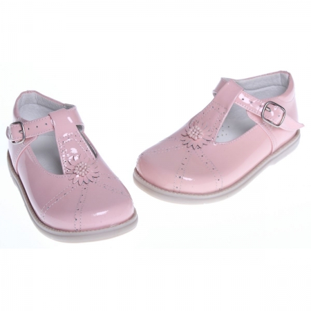 Girls Pink Patent Shoes For Special Occasion