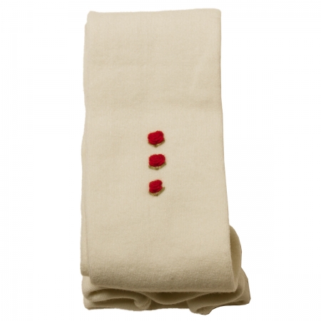 Baby Gilrs Ivory Tights Rosebuds Decorated By Pretty Originals