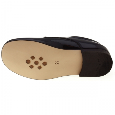 Premium Quality Boys Black Formal Dress Shoes in Leather #5