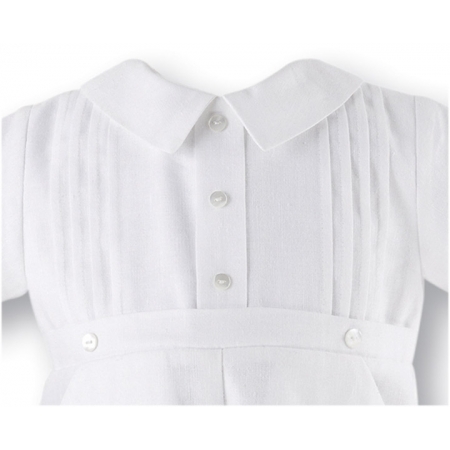 Sarah Louise Boys Christening Romper With Hat #2