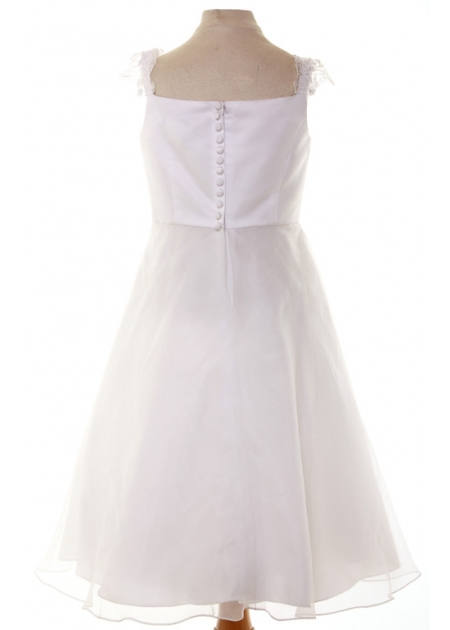 SALE Girls White Ballerina Dress #2