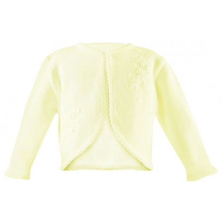 Sarah Louise Girls Bolero In Ivory