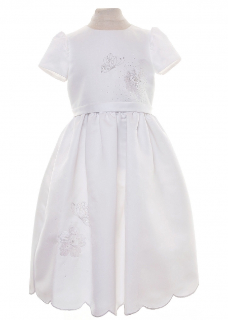 Sarah Louise Communion Dress SALE Butterfly Sequins Size 6 Years