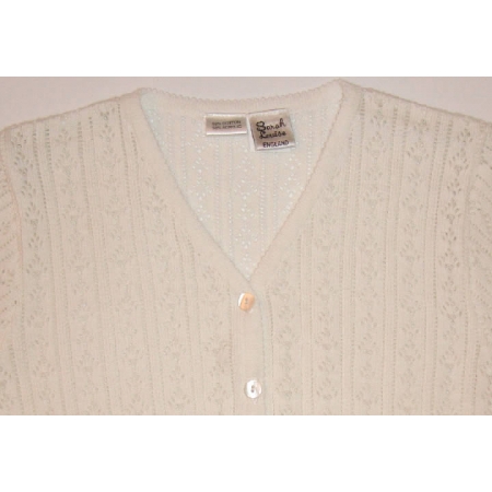 A700 Sarah Louise girl white short sleeves cardigan #2