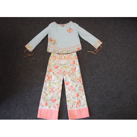 SALE C5201 5202 Sarah Louise Girls Top And Trousers Set
