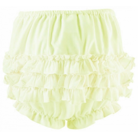 Sarah Louise Lemon Yellow Frilly Knickers Panties