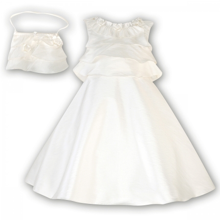 Ivory Bridesmade Dress With Handbag By Sarah Louise