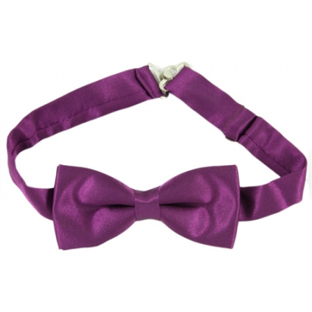 Boys Plum Colour Bow Tie