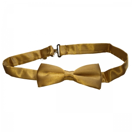 Boys Dark Gold Bow Tie