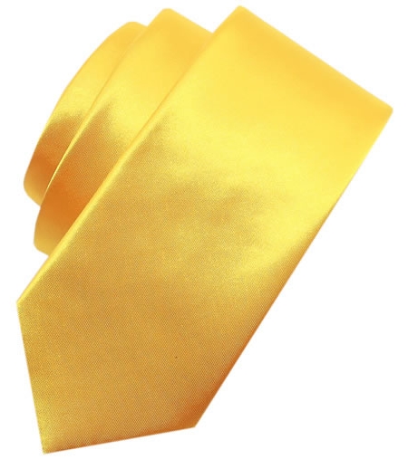 5 To 16 Years Boys Tie in Bright Gold