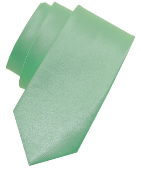 5 To 16 Years Light Green Colour Boys Tie