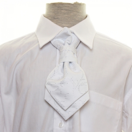 Boys White Suit With Waistcoat Cravat And Handkerchief #6