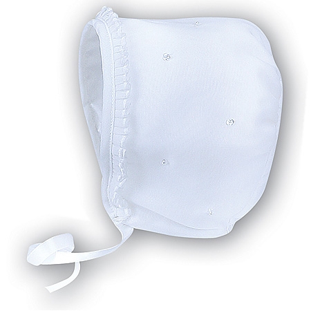 Sarah Louise Baby Girls White Christening Baptism Gown Flower Decoration #3