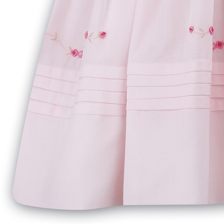 Sarah Louise Baby Girls Pink Smocked Dress With Embroideries #3