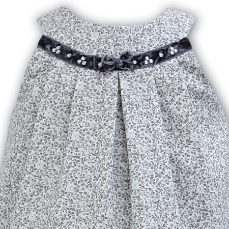 Sarah Louise Grey Floral Print Dress #2