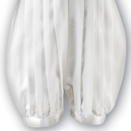 Sarah Louise Boys White Christening Outfit Silk Like #3