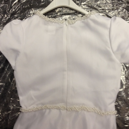 First Holy Communion Dress Front Pleated #4