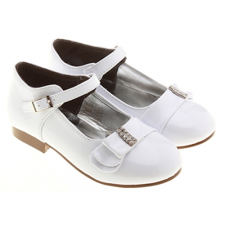 SALE Diamantes White Christening Kids Bridesmaid and Communion Shoes