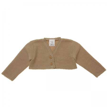 Baby Girls Tan Colour Bolero
