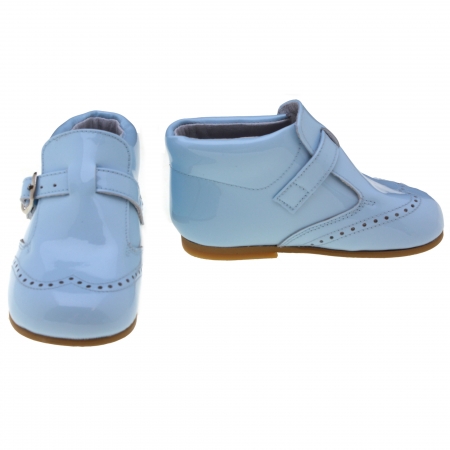 Blue Patent Boots For Boys Leather #2