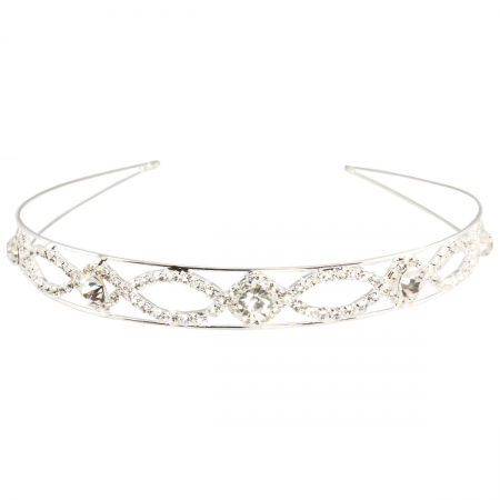 Glitter Large Diamantes Communion Headdress Alice Band