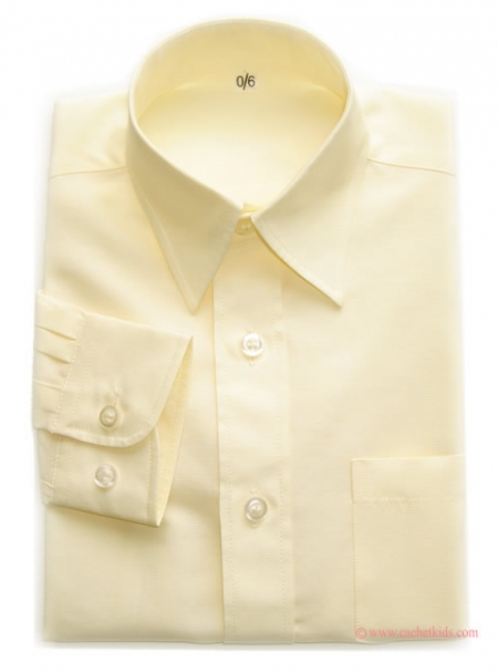SALE Baby boy special occasions cream shirt
