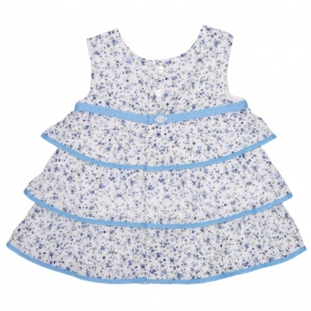 Sale Tutto Piccolo Sale Baby Girls Blueberry Dress #2