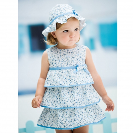Sale Tutto Piccolo Sale Baby Girls Blueberry Dress #3